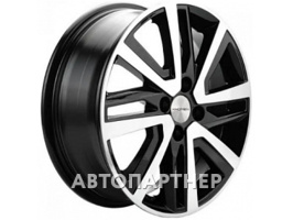 Khomen Wheels KHW1609 (16_Rio II/Solaris II) 6x16 4x100 ET46 54.1 Black-FP